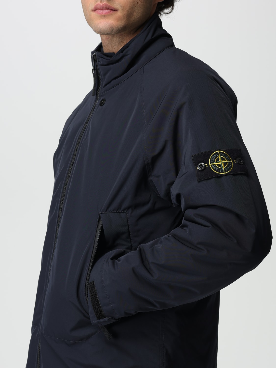 STONE ISLAND：ジャケット メンズ - ブルー | GIGLIO.COMオンラインの