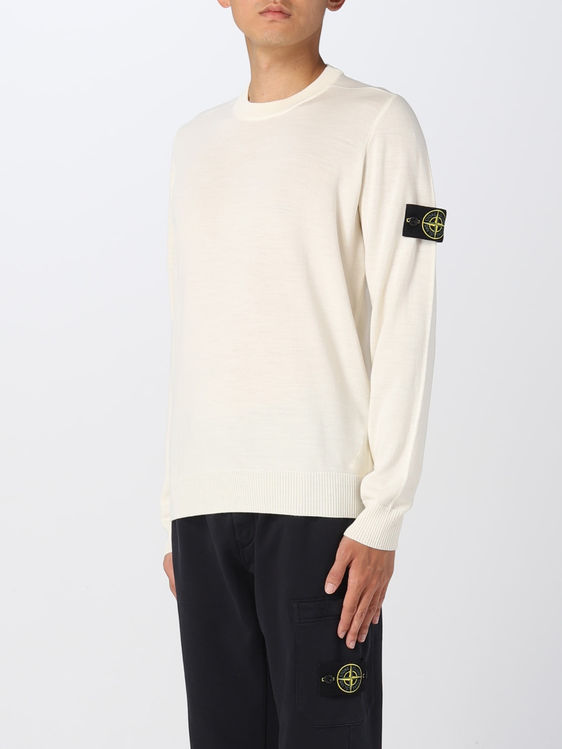 STONE ISLAND: sweater for man - Beige  Stone Island sweater 510C4 online  at