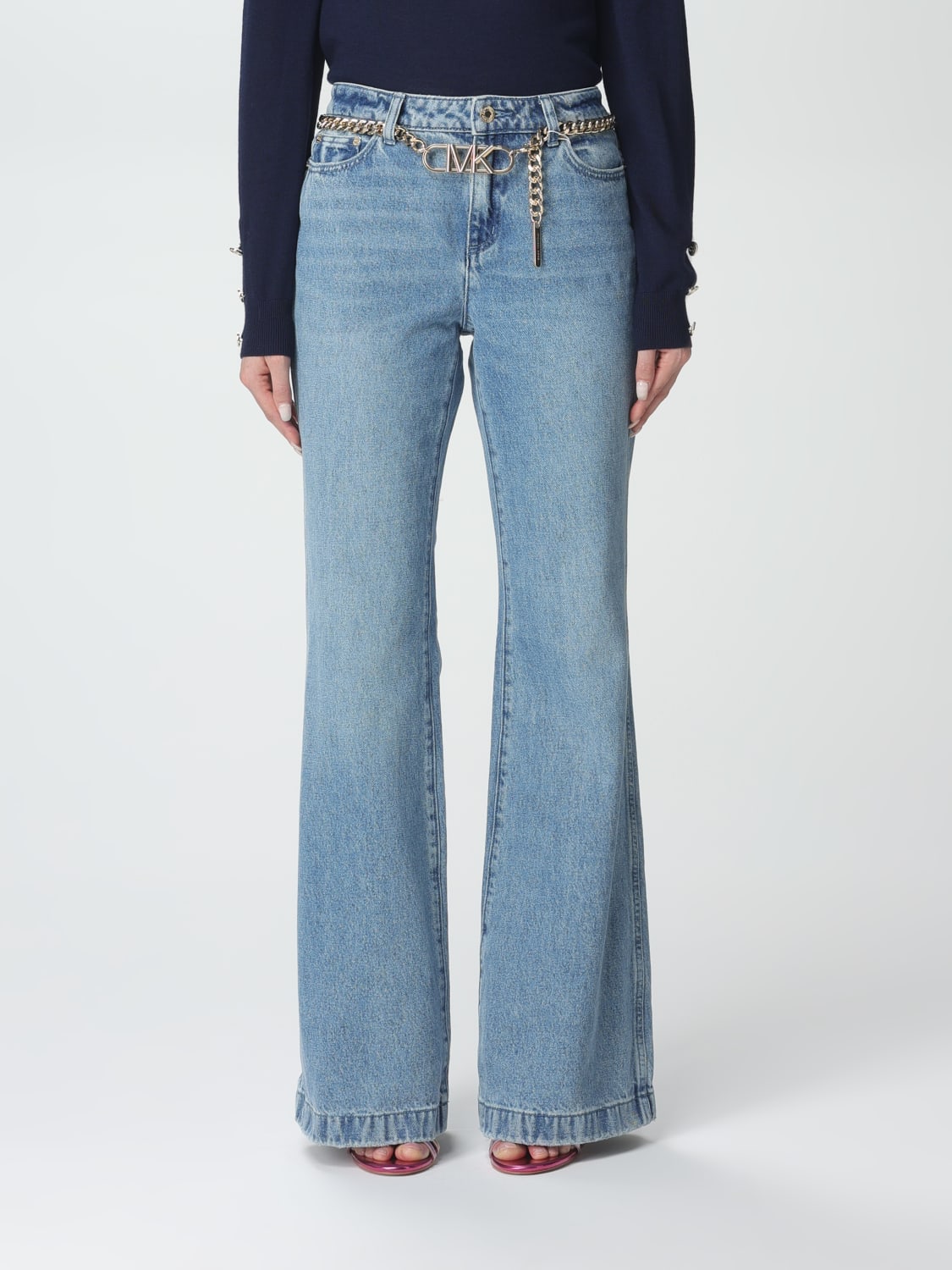 Michael kors sale denim belt