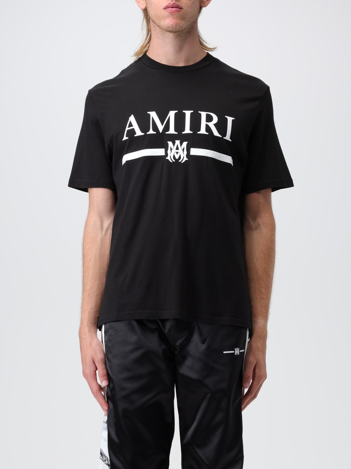 AMIRI: t-shirt for man - Black | Amiri t-shirt PXMJL001 online at