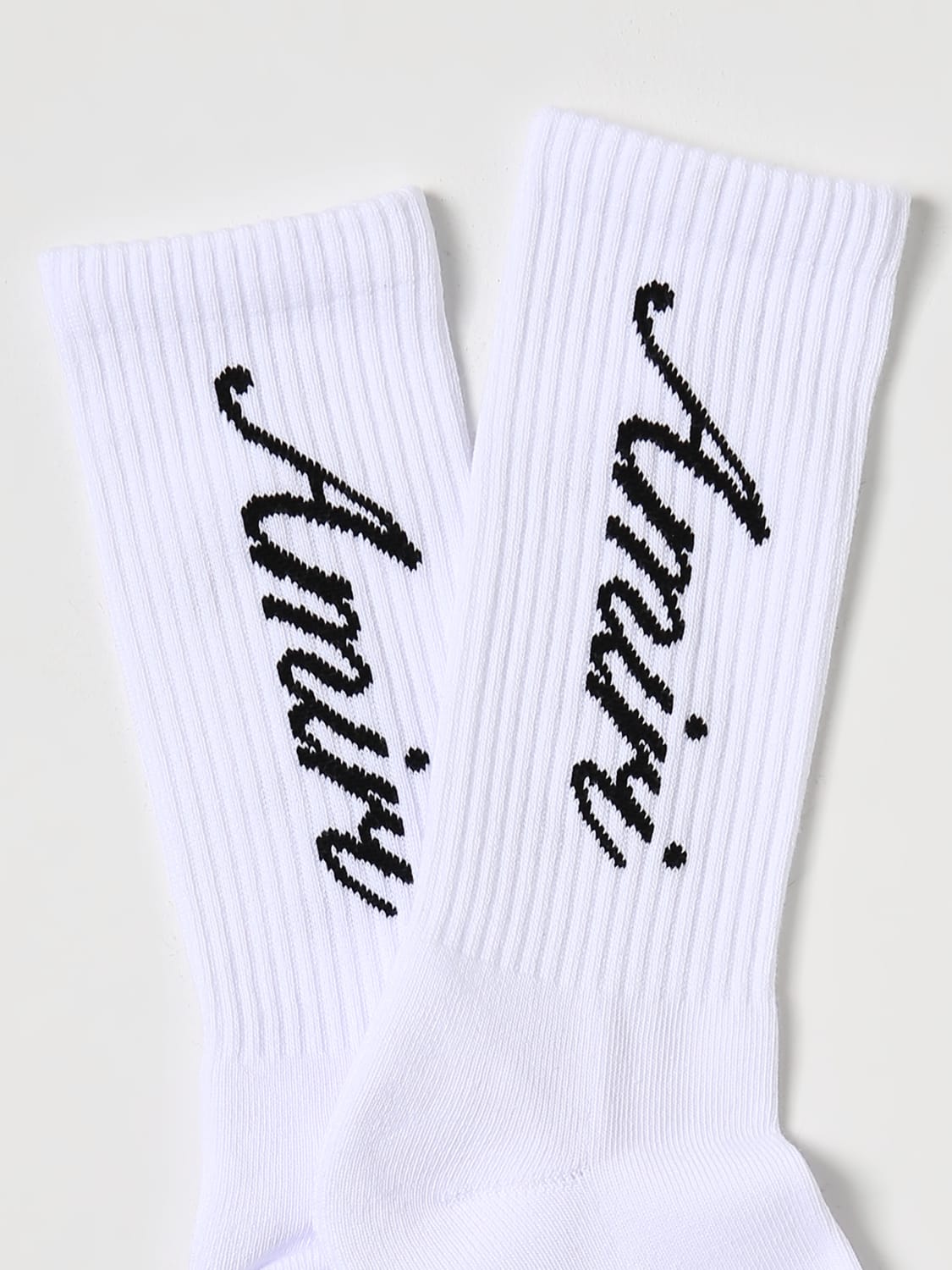 アミリ メンズ 靴下 アンダーウェア AMIRI MA Stripe Sock Alabaster