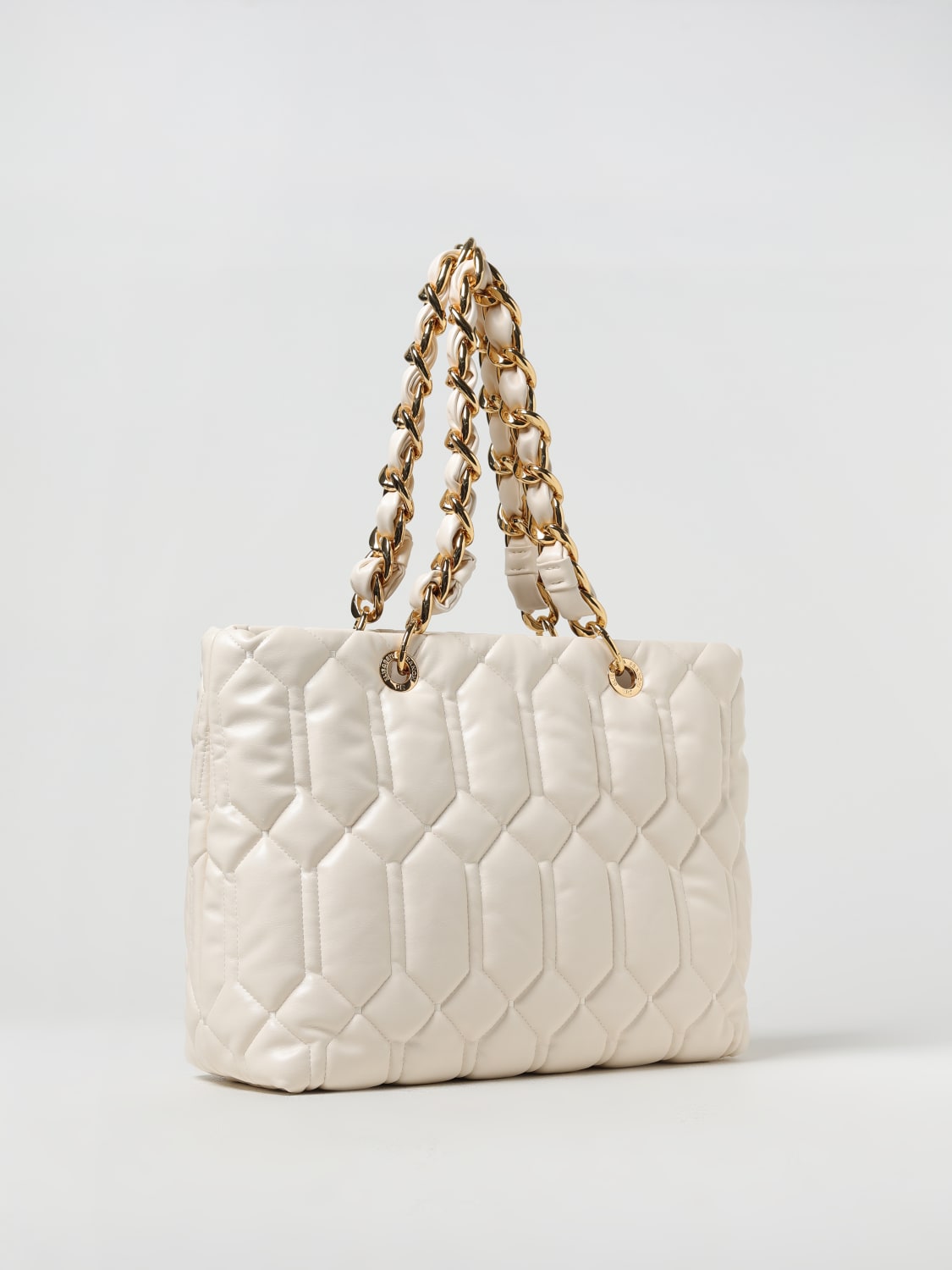 ELISABETTA FRANCHI bag in quilted synthetic leather Yellow