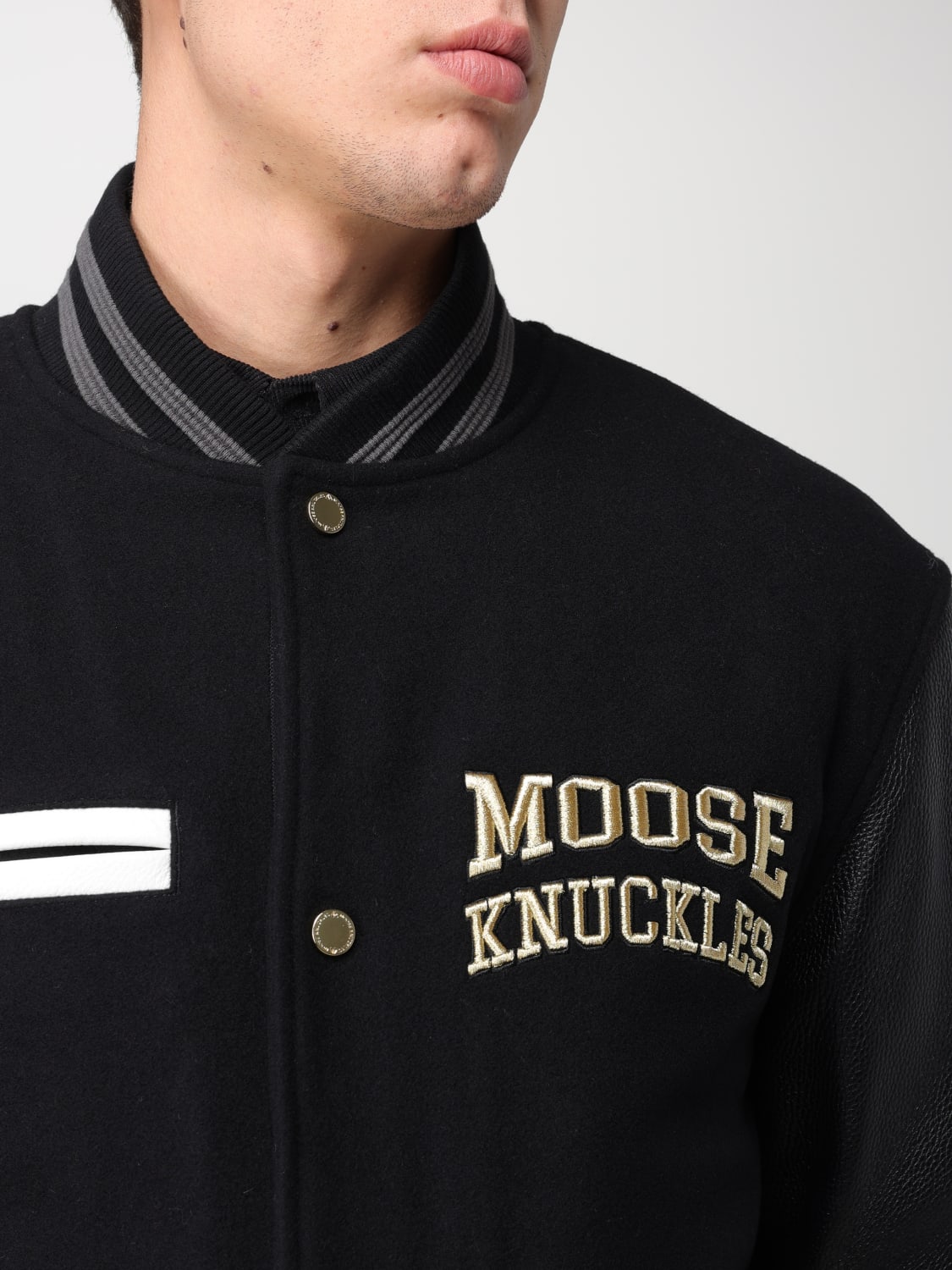 MOOSE KNUCKLES: jacket for man - Black | Moose Knuckles jacket ...
