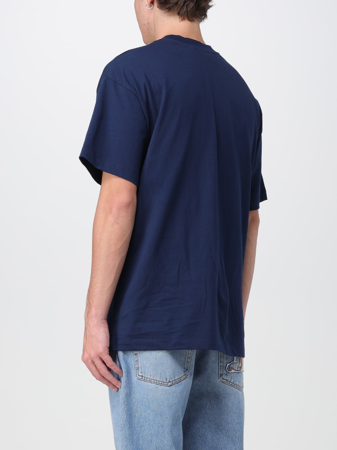 MSGM: cotton t-shirt - Navy | MSGM t-shirt 3540MM153237798 online