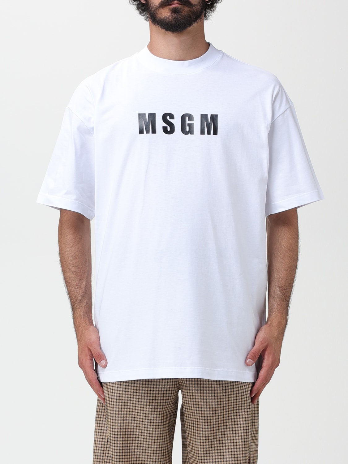 MSGM： t恤男士- 白色| Msgm T恤3540MM113237798 在线就在GIGLIO.COM