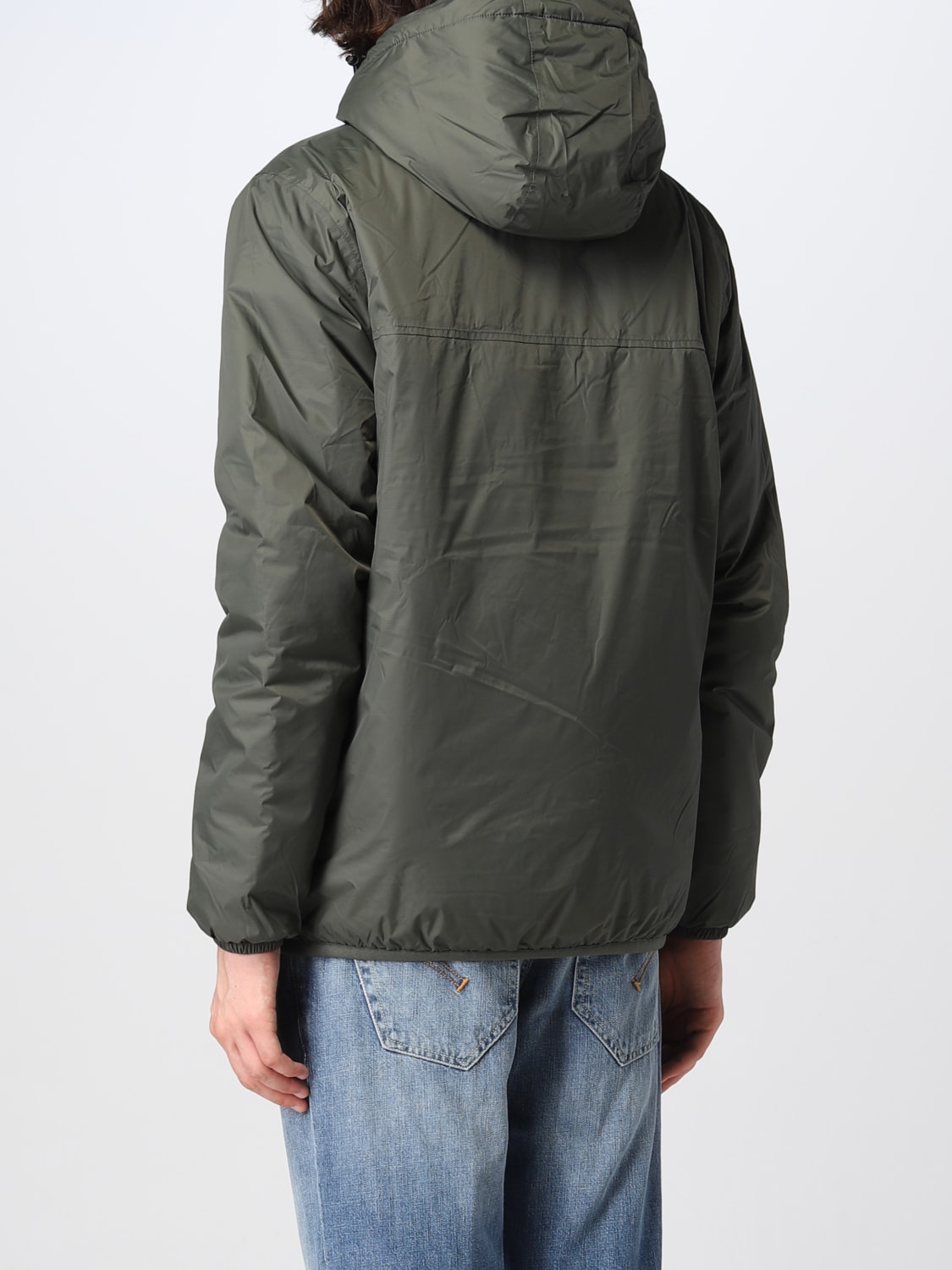 K-WAY: Veste homme - Vert Militaire  Veste K-Way K3118TW en ligne sur