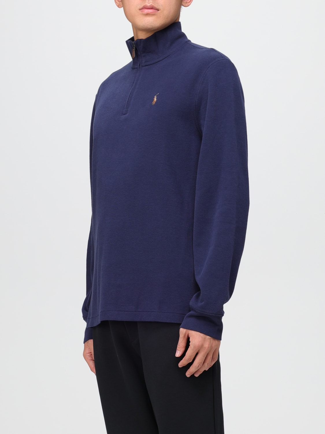 POLO RALPH LAUREN sweatshirt for man Blue Polo Ralph Lauren