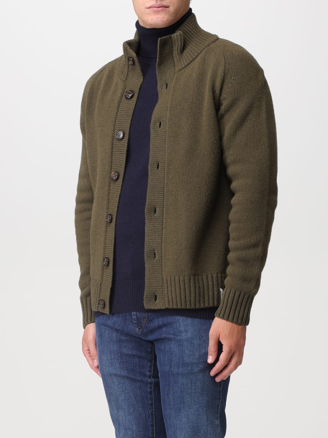 BROOKSFIELD: sweater for man - Green | Brooksfield sweater