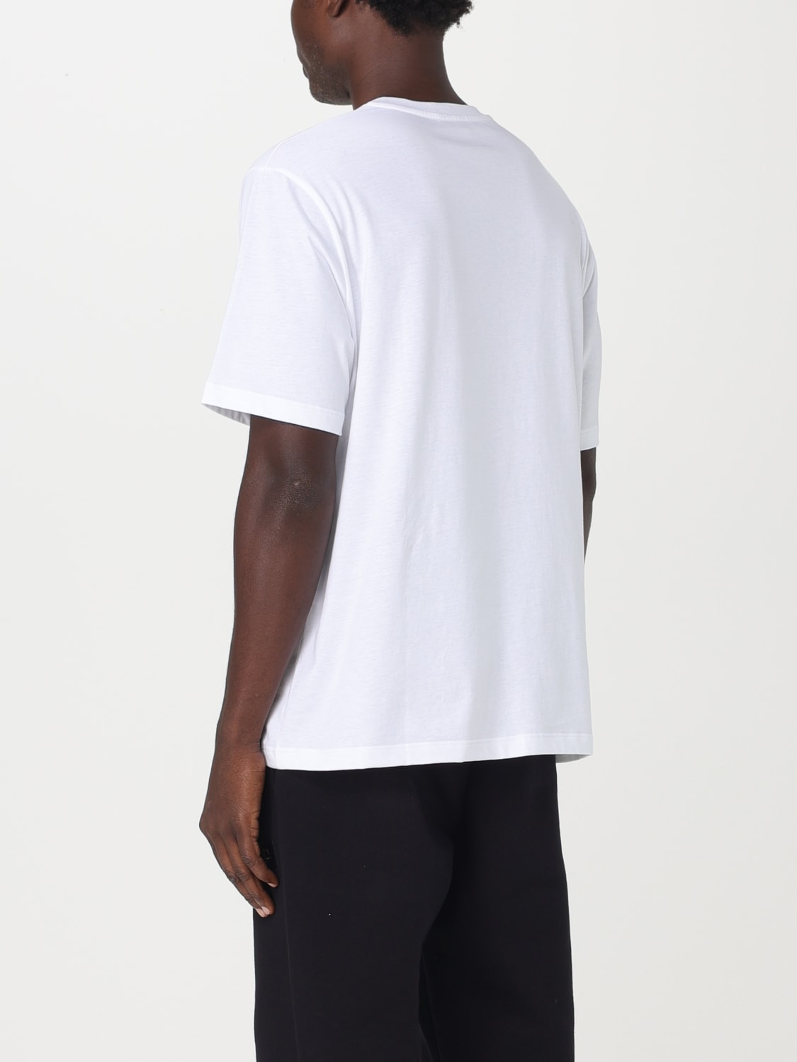 N° 21 T-SHIRT: T-shirt in cotone con stampa logo, T-Shirt N° 21 uomo -  F0314142 Bianco