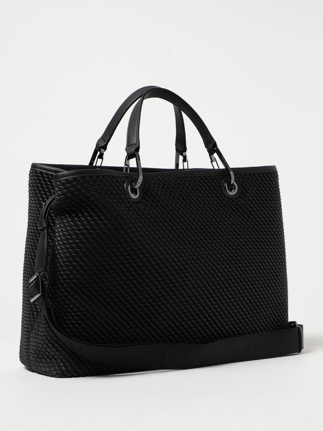 EMPORIO ARMANI：トートバッグ レディース - ブラック | GIGLIO.COM