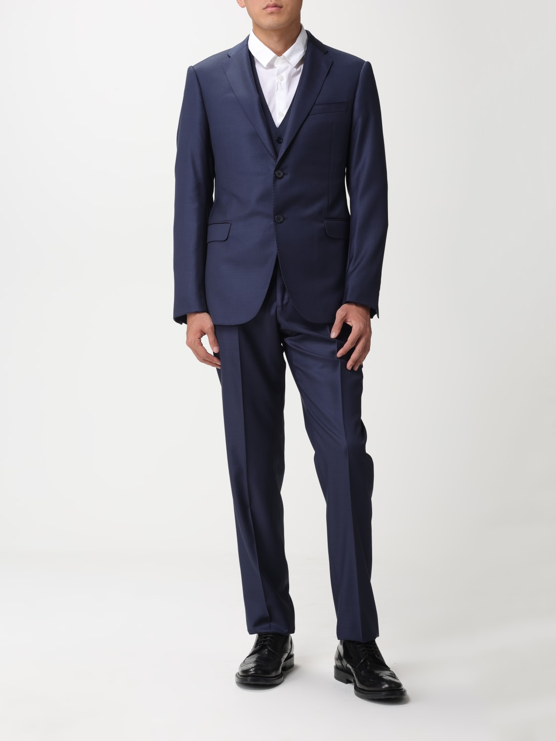EMPORIO ARMANI：スーツ メンズ - ブルー | GIGLIO.COMオンラインの