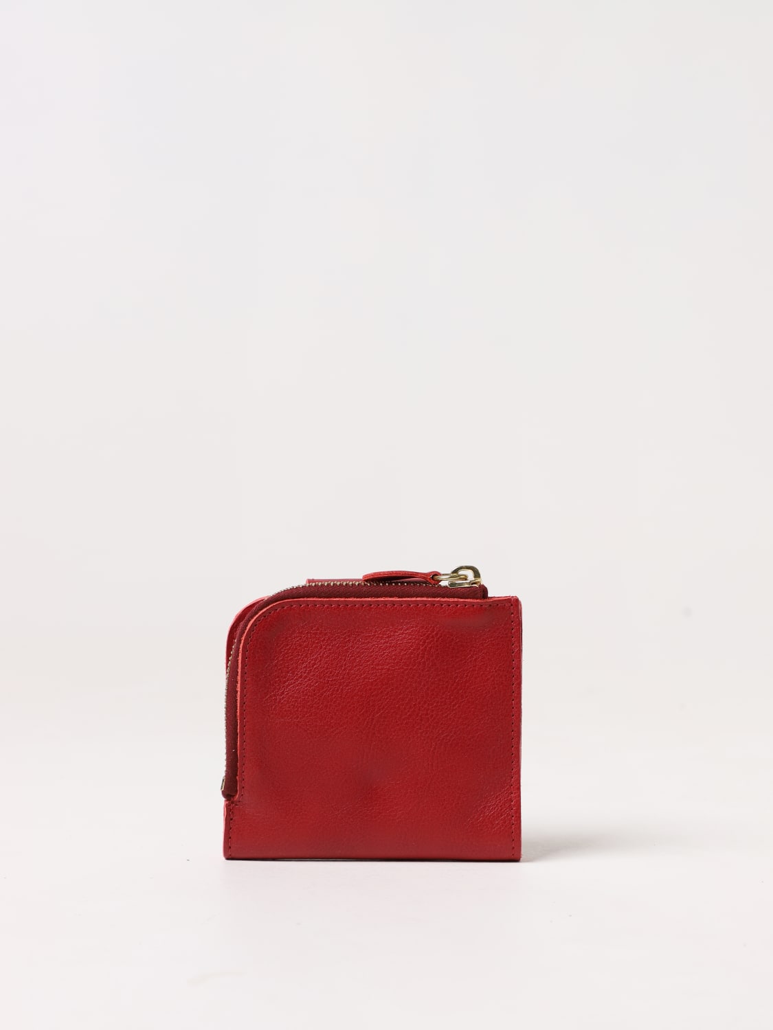 IL BISONTE: Acero leather wallet - Red | Il Bisonte wallet