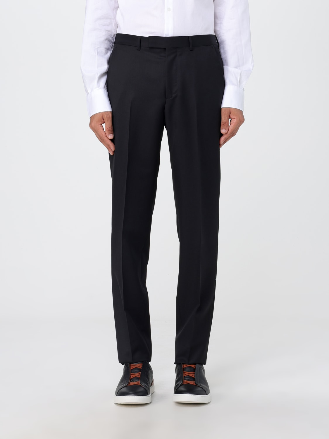 ZEGNA: suit in wool and Mohair - Black | Zegna suit 381CGN622776A6 ...