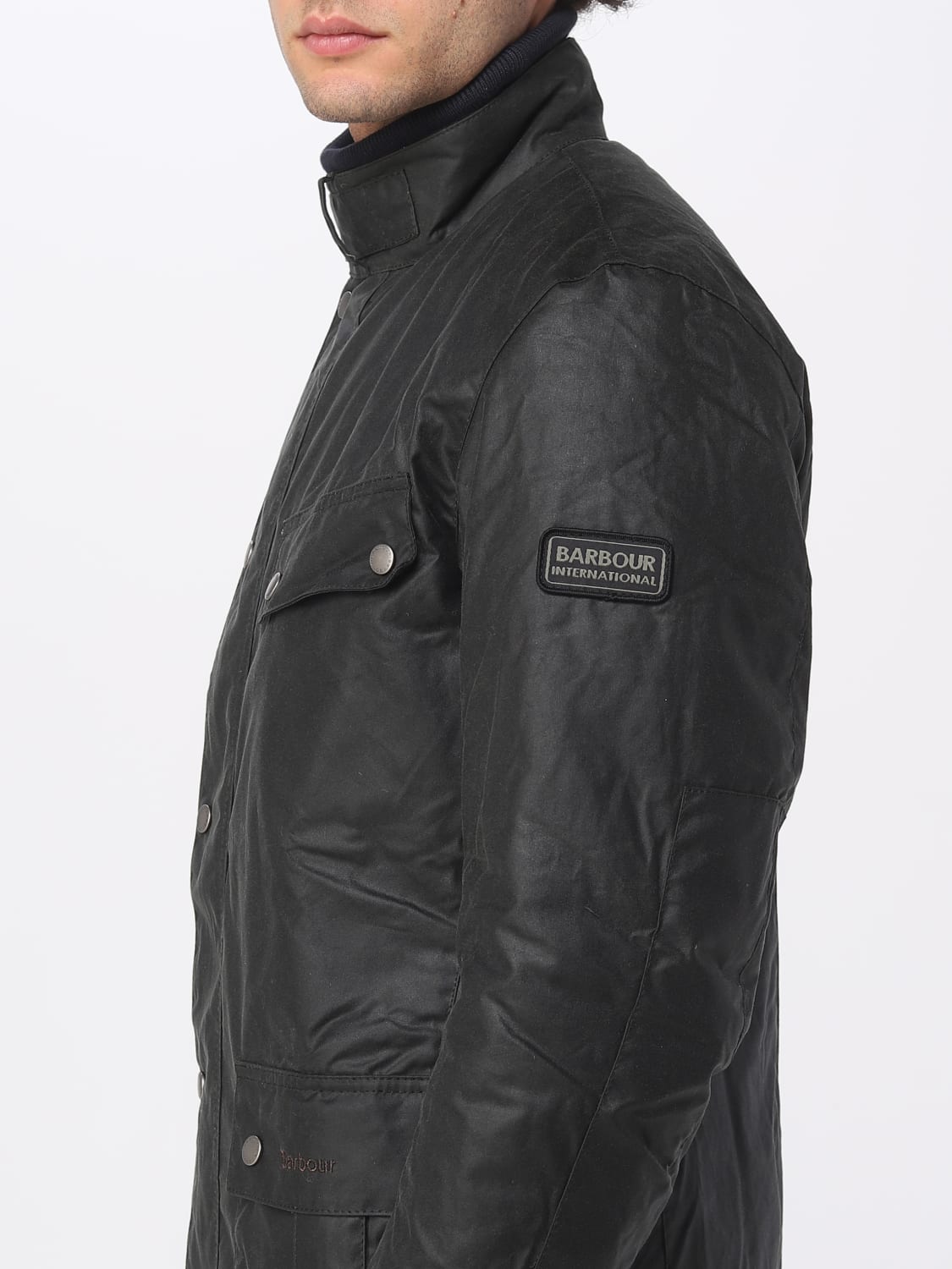 BARBOUR: jacket for man - Military | Barbour jacket MWX0337MWX online ...