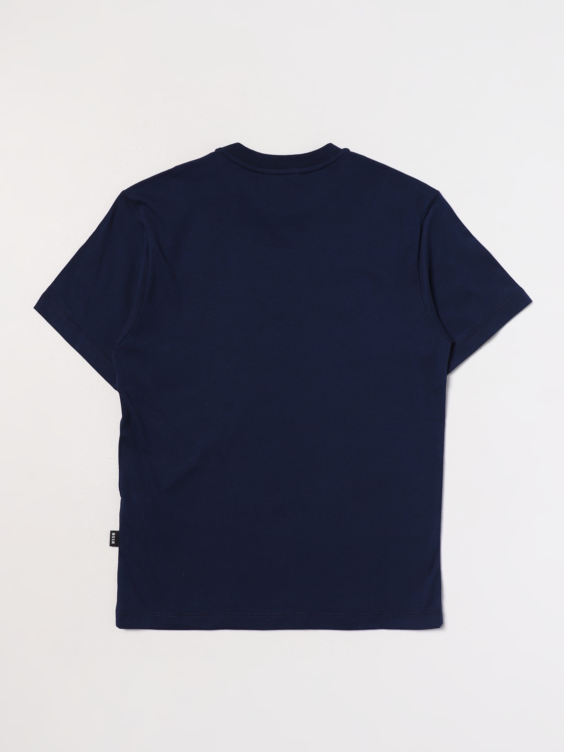 MSGM KIDS: cotton t-shirt - Blue | Msgm Kids t-shirt F3MSJUTH011 online ...