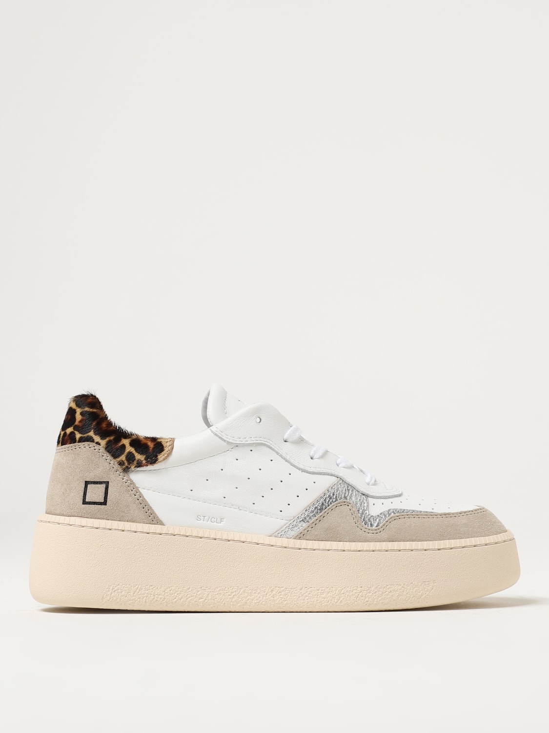 D.A.T.E. SNEAKERS: Sneakers Step in pelle, Sneakers D.a.t.e. donna -  W391STCA Bianco