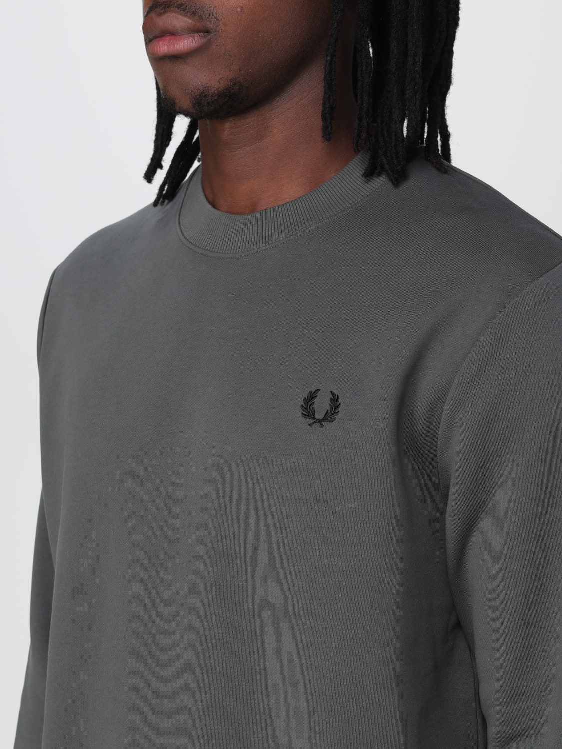 FRED PERRY: Sweatshirt homme - Gris  Sweatshirt Fred Perry M7535 en ligne  sur