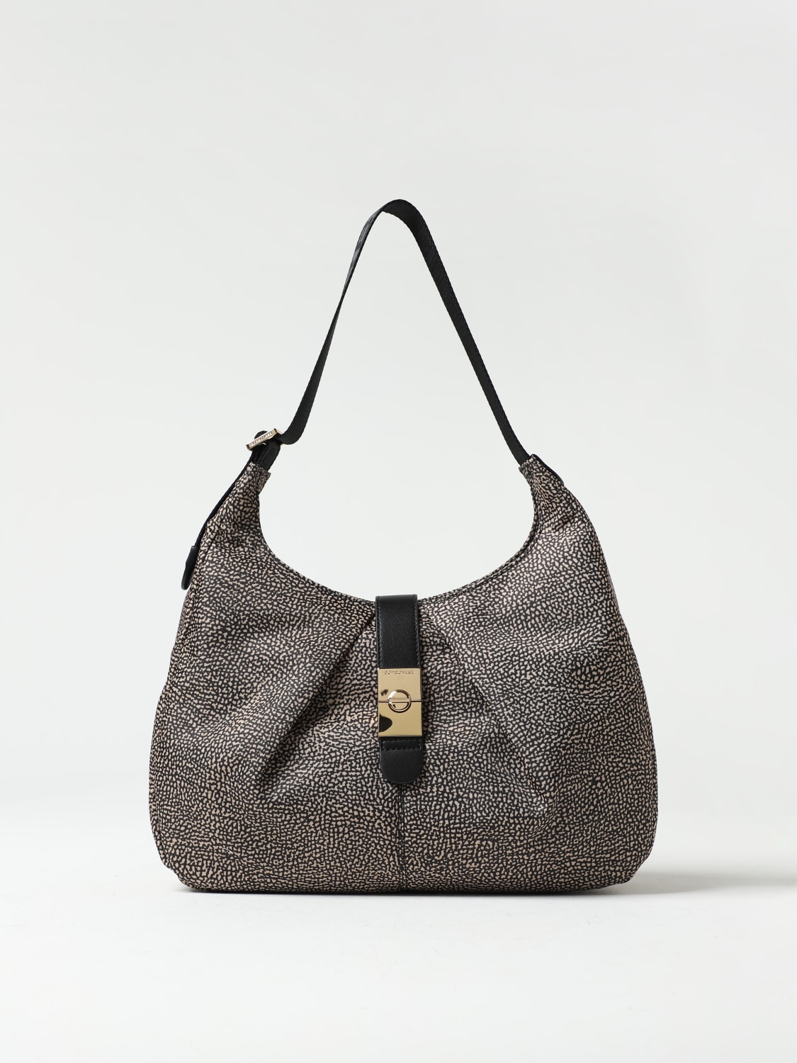 BORBONESE Damen Schultertasche Natural Borbonese