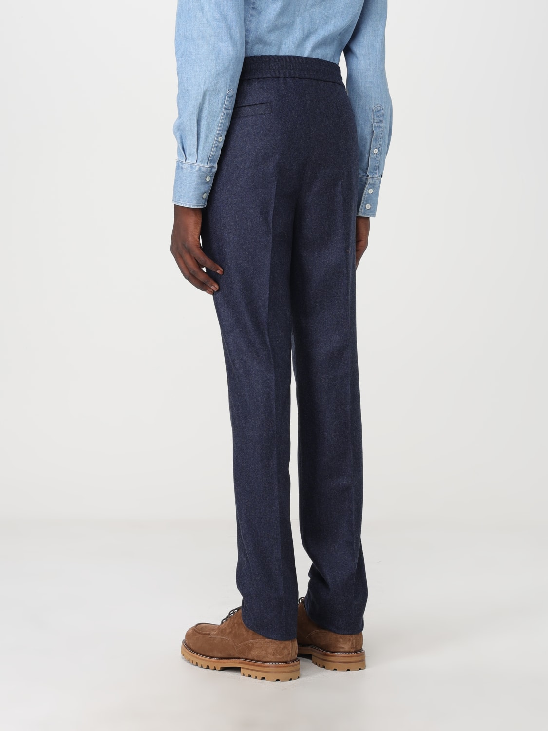 BRUNELLO CUCINELLI: pants for man - Blue | Brunello Cucinelli pants ...