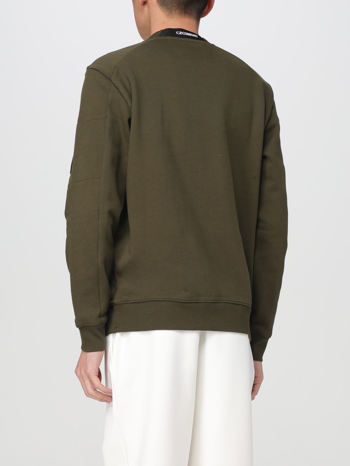 Cp company olive sweatshirt new arrivals