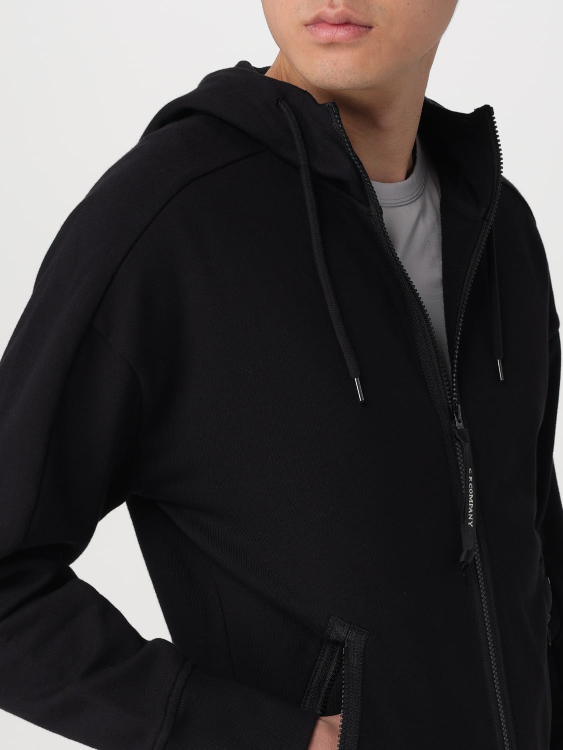 C.P. COMPANY Sweat jacket in black