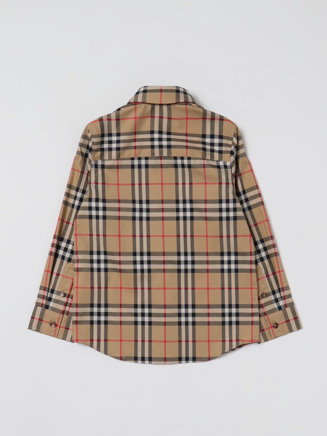 Burberry boys cheap check shirt