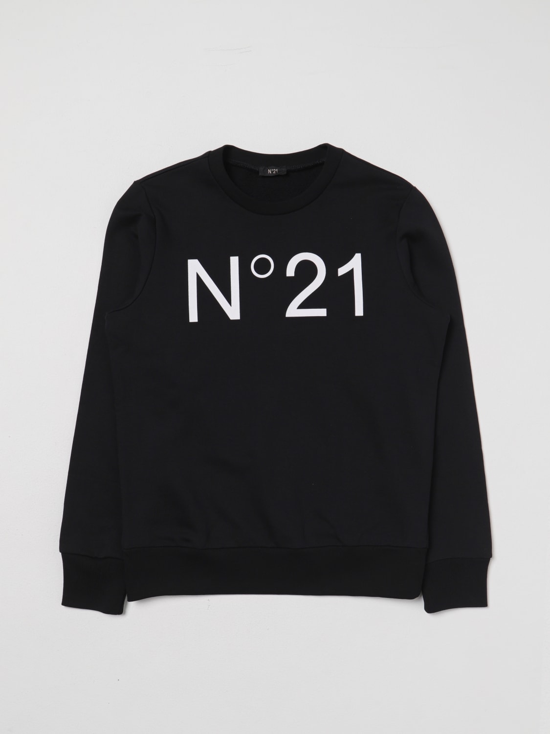 N° 21: sweater for boys - Black | N° 21 sweater N21588N0154 online