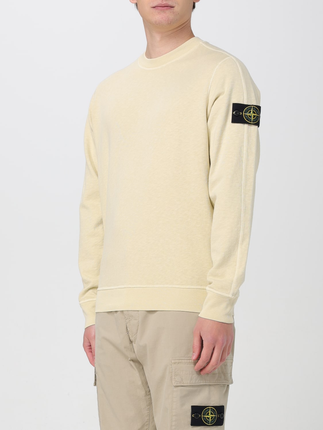 Stone island cheap sweatshirt beige