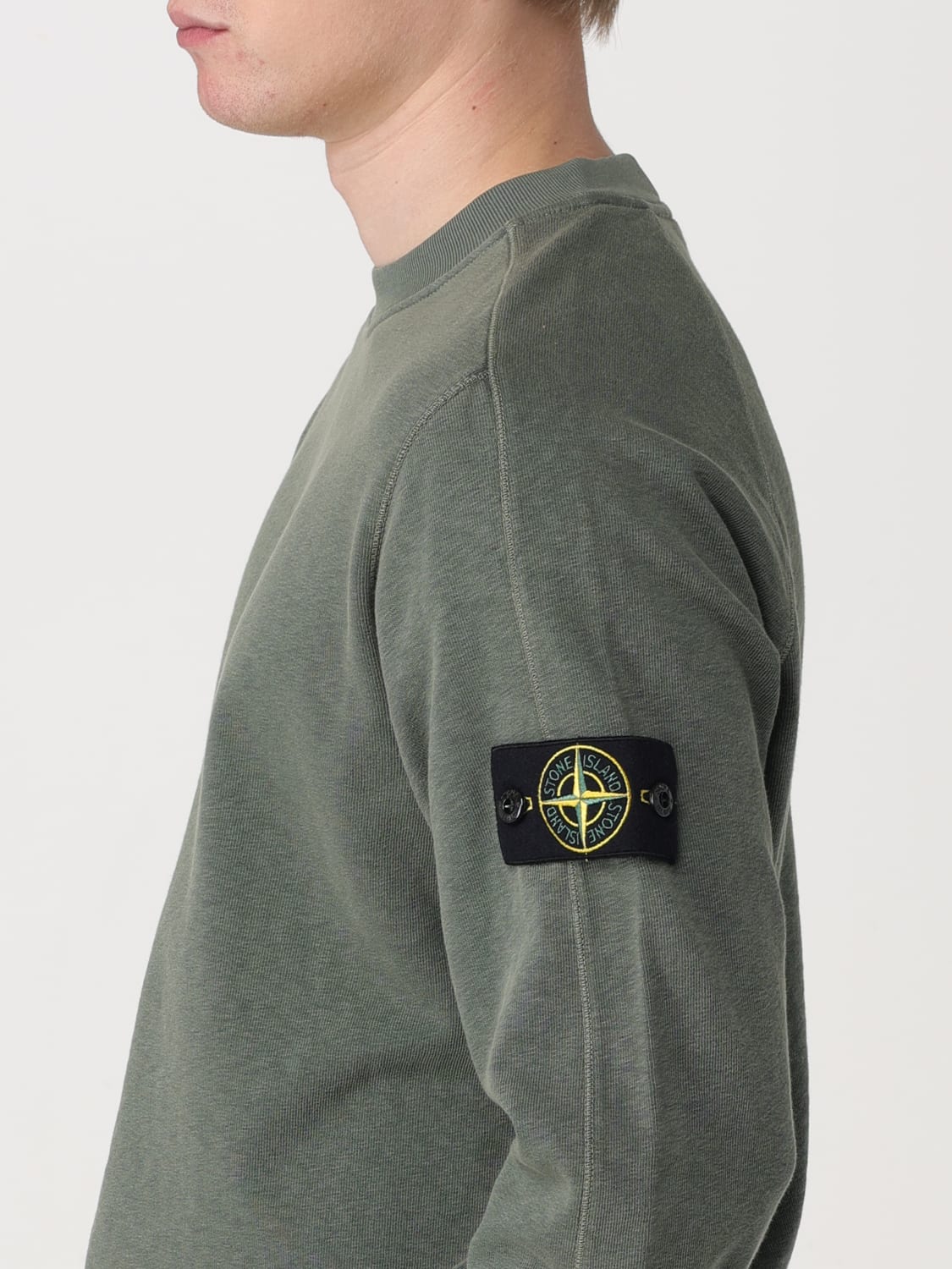 Stone island discount dark green sweatshirt