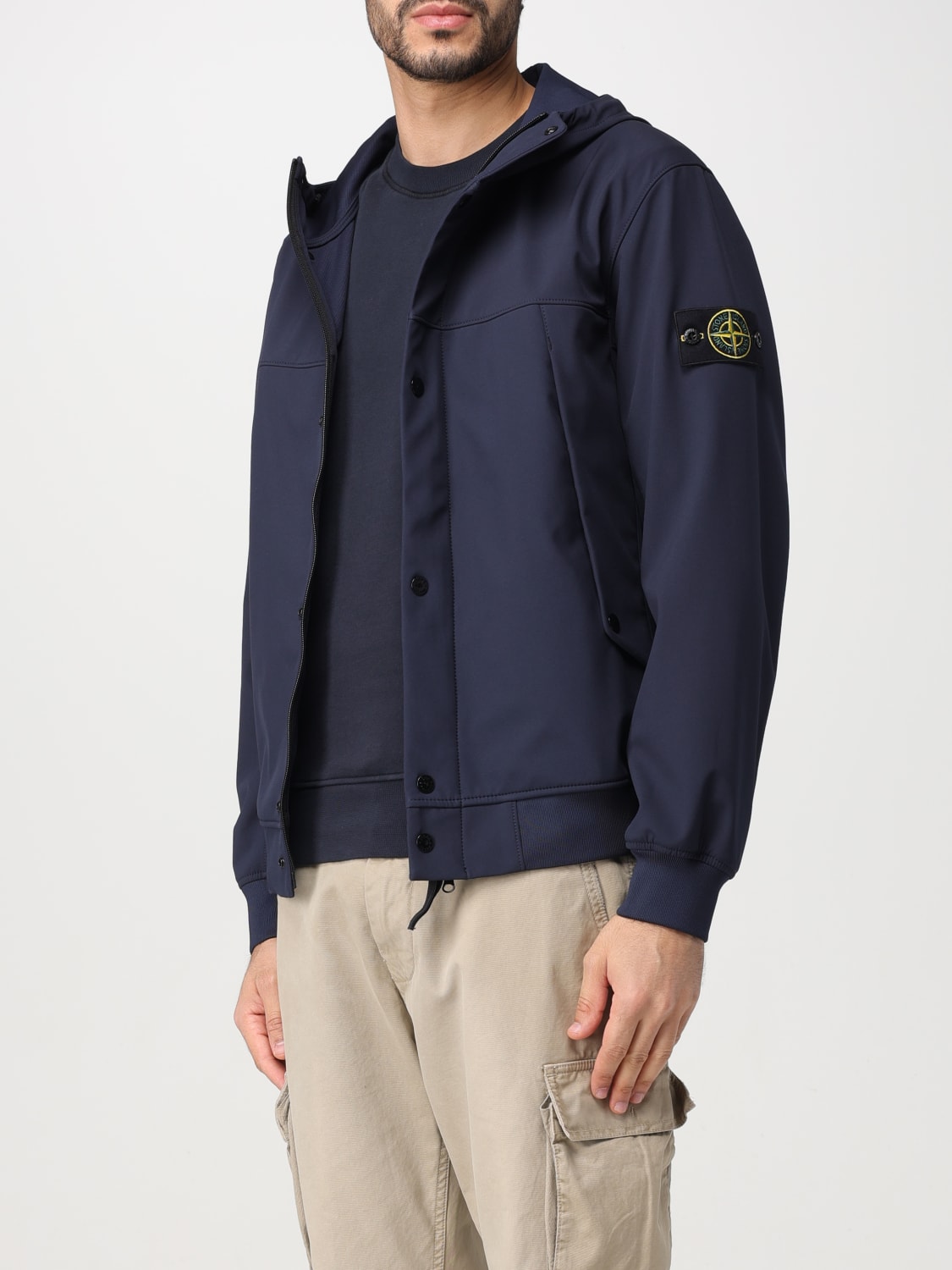 STONE ISLAND jacket for man Blue Stone Island jacket 40227