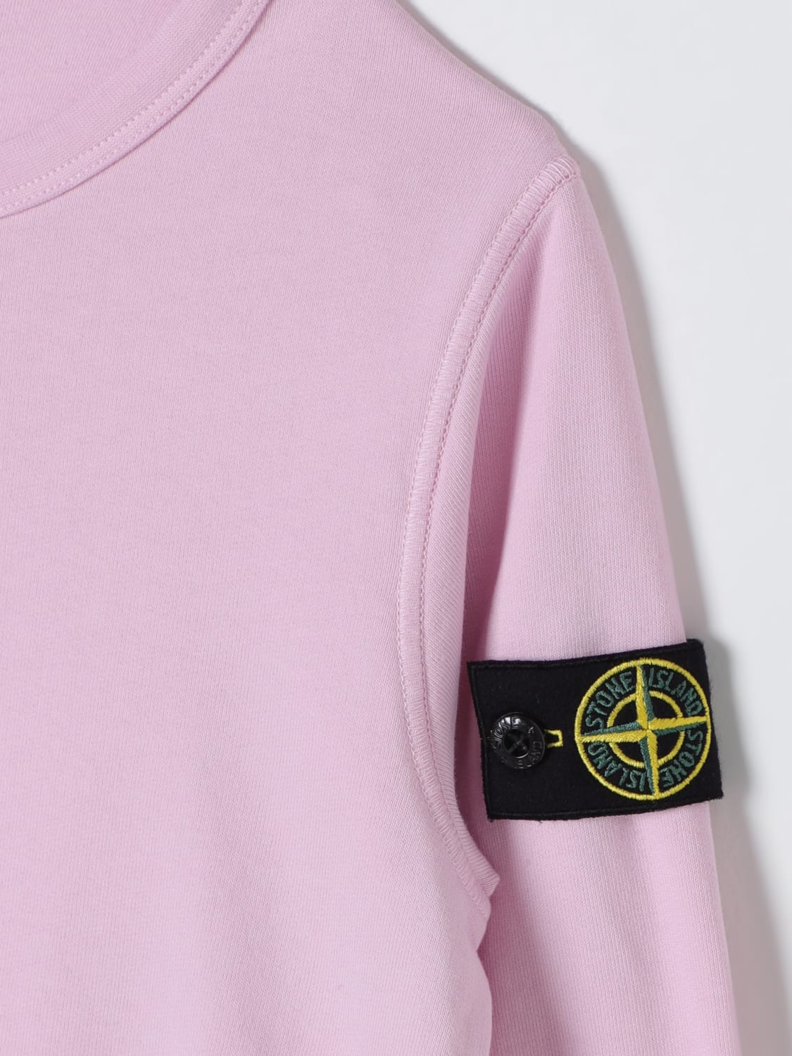 Pink stone island online jumper junior