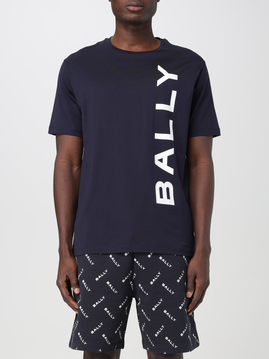 BALLY tshirt for man Blue Bally tshirt MJE05CCO018 online at