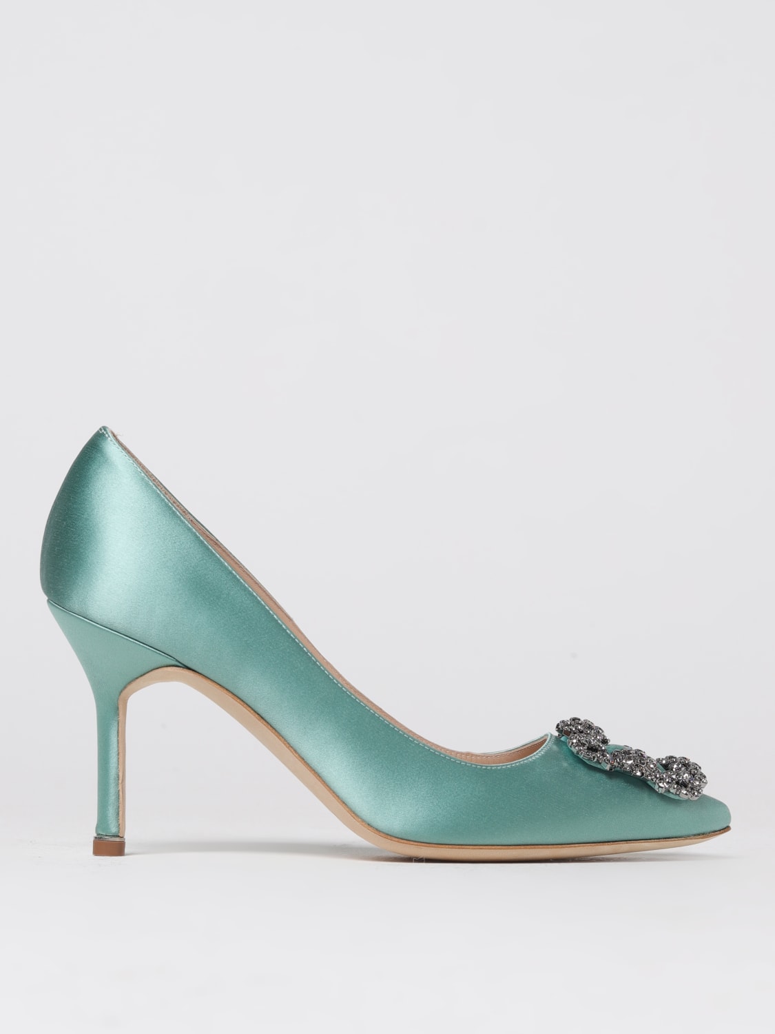 MANOLO BLAHNIK Escarpins femme Bleu Ciel Escarpins Manolo