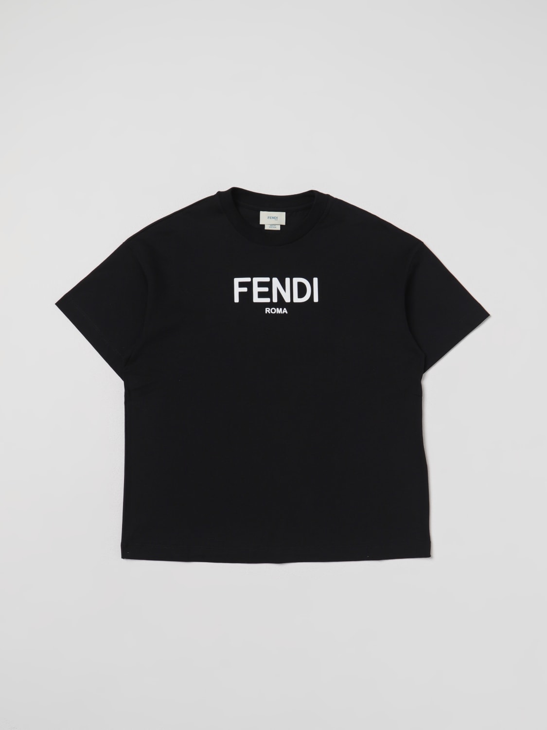 FENDI KIDS：Tシャツ 男の子 - ブラック 1 | GIGLIO.COMオンラインの ...