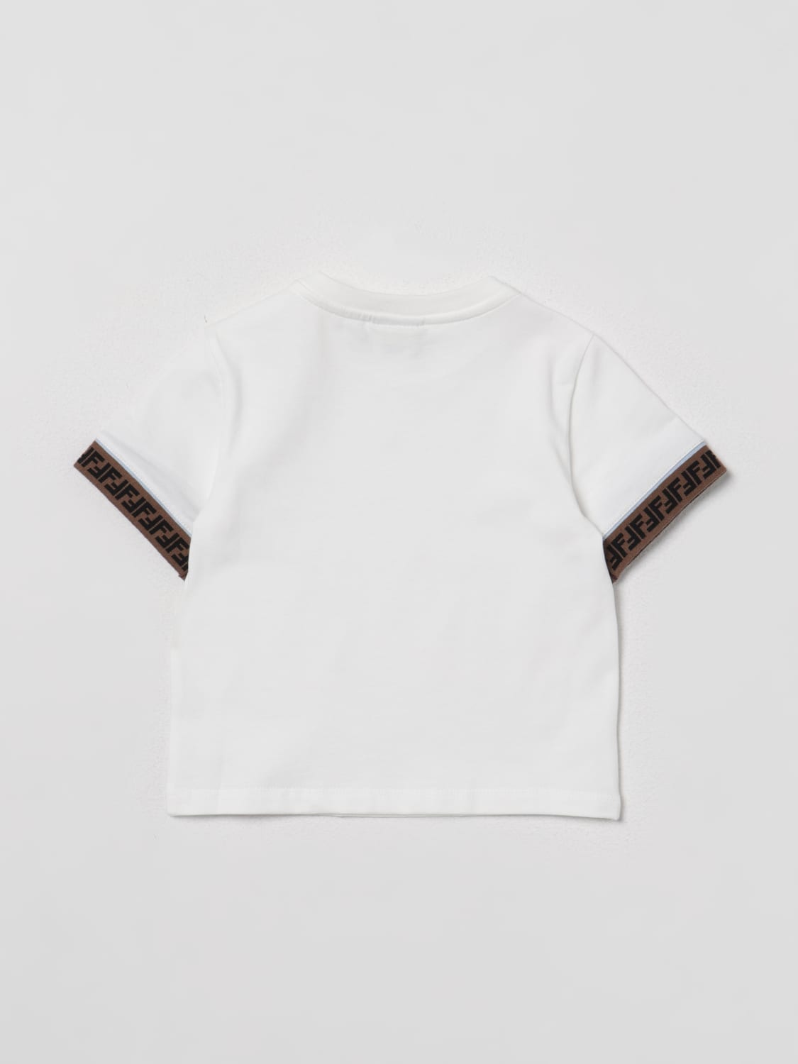 FENDI KIDS: t-shirt for baby - White | Fendi Kids t-shirt