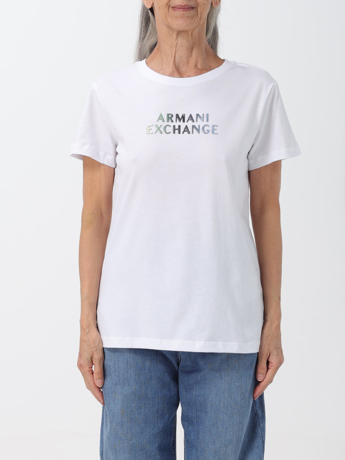 armani jeans t shirt women's