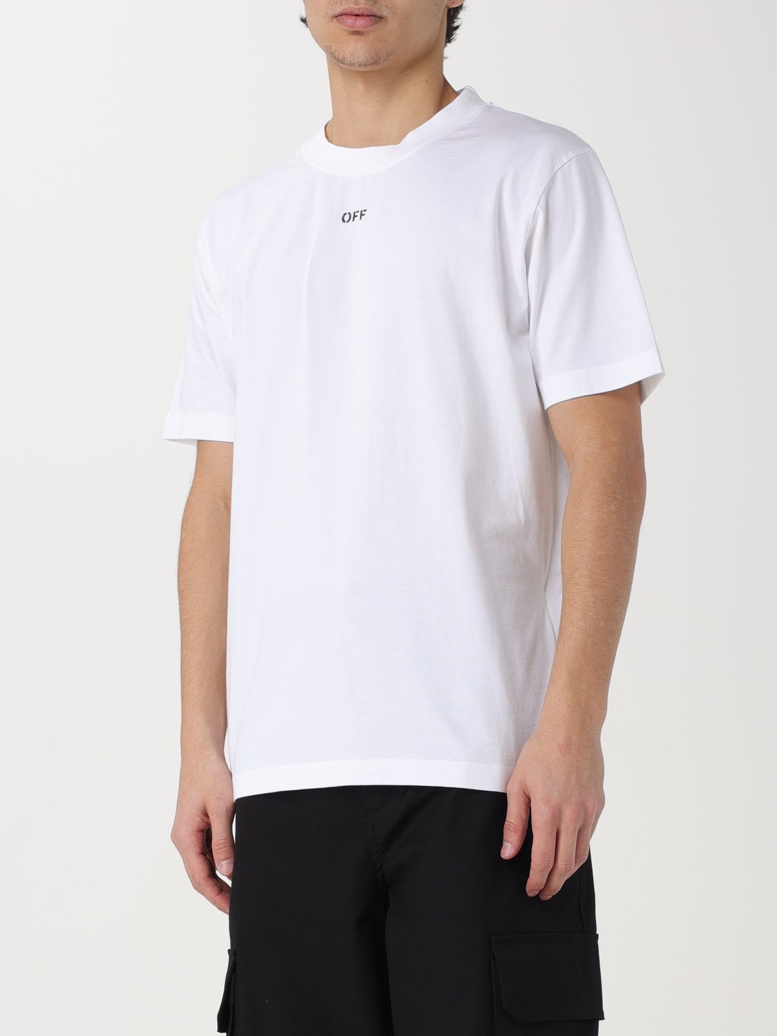 OFF-WHITE：Tシャツ メンズ - ブラック | GIGLIO.COMオンラインのOff