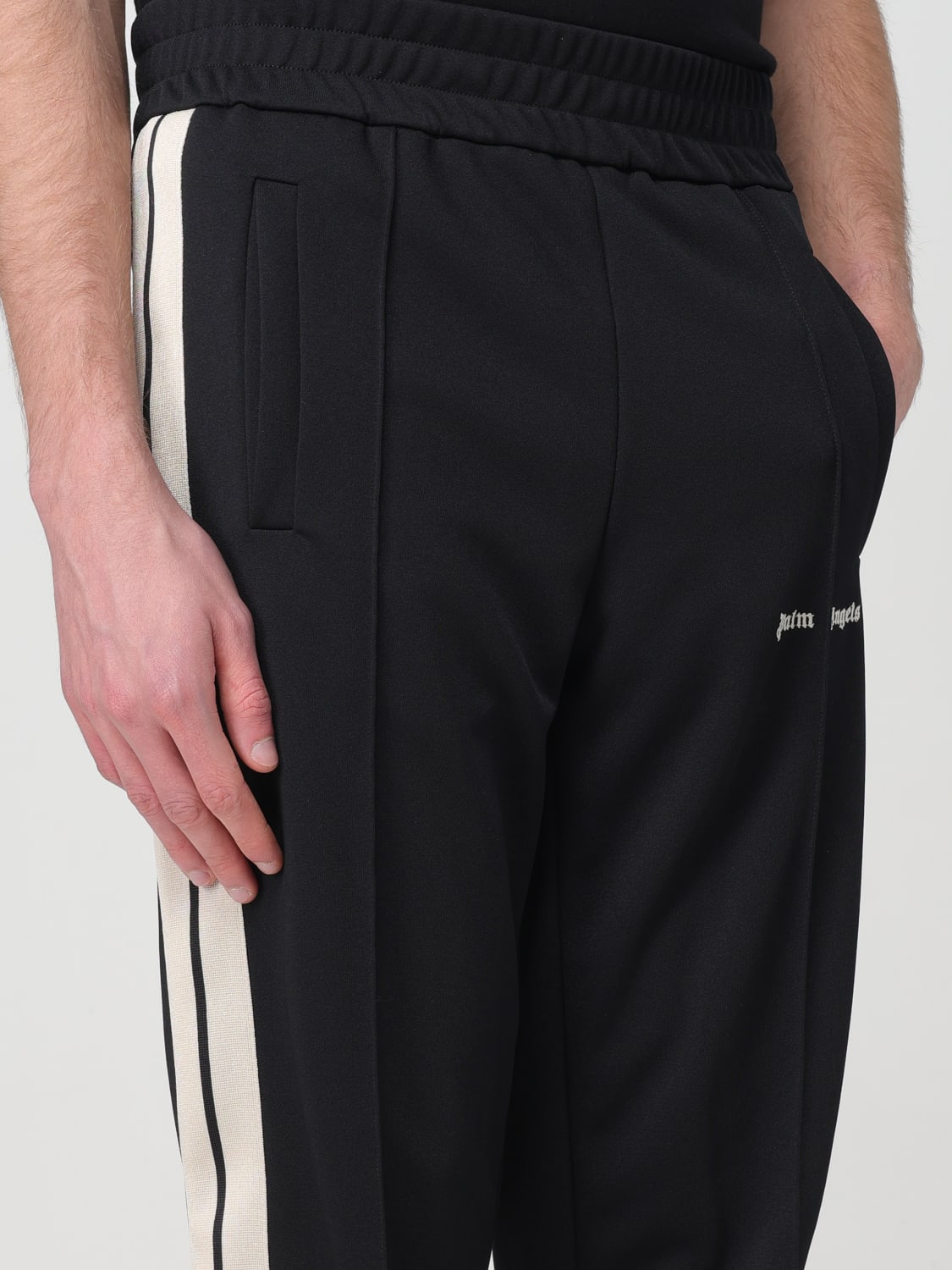 PALM ANGELS pants for man Black Palm Angels pants