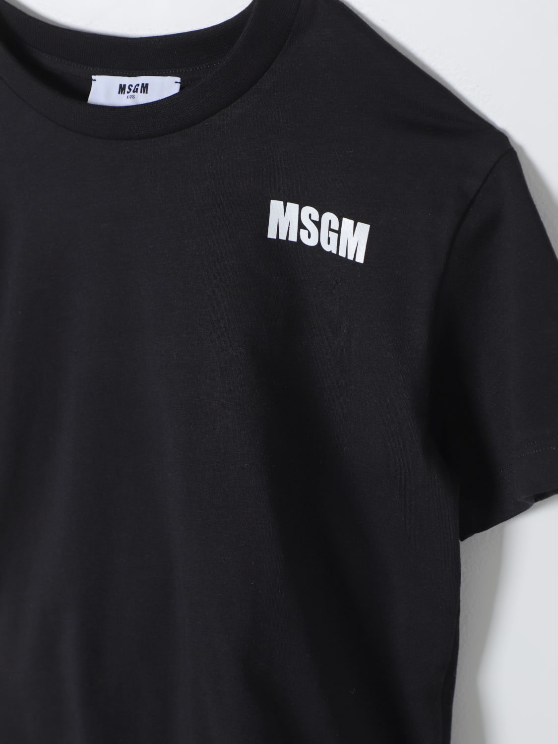 MSGM KIDS: t-shirt for boys - Black | Msgm Kids t-shirt