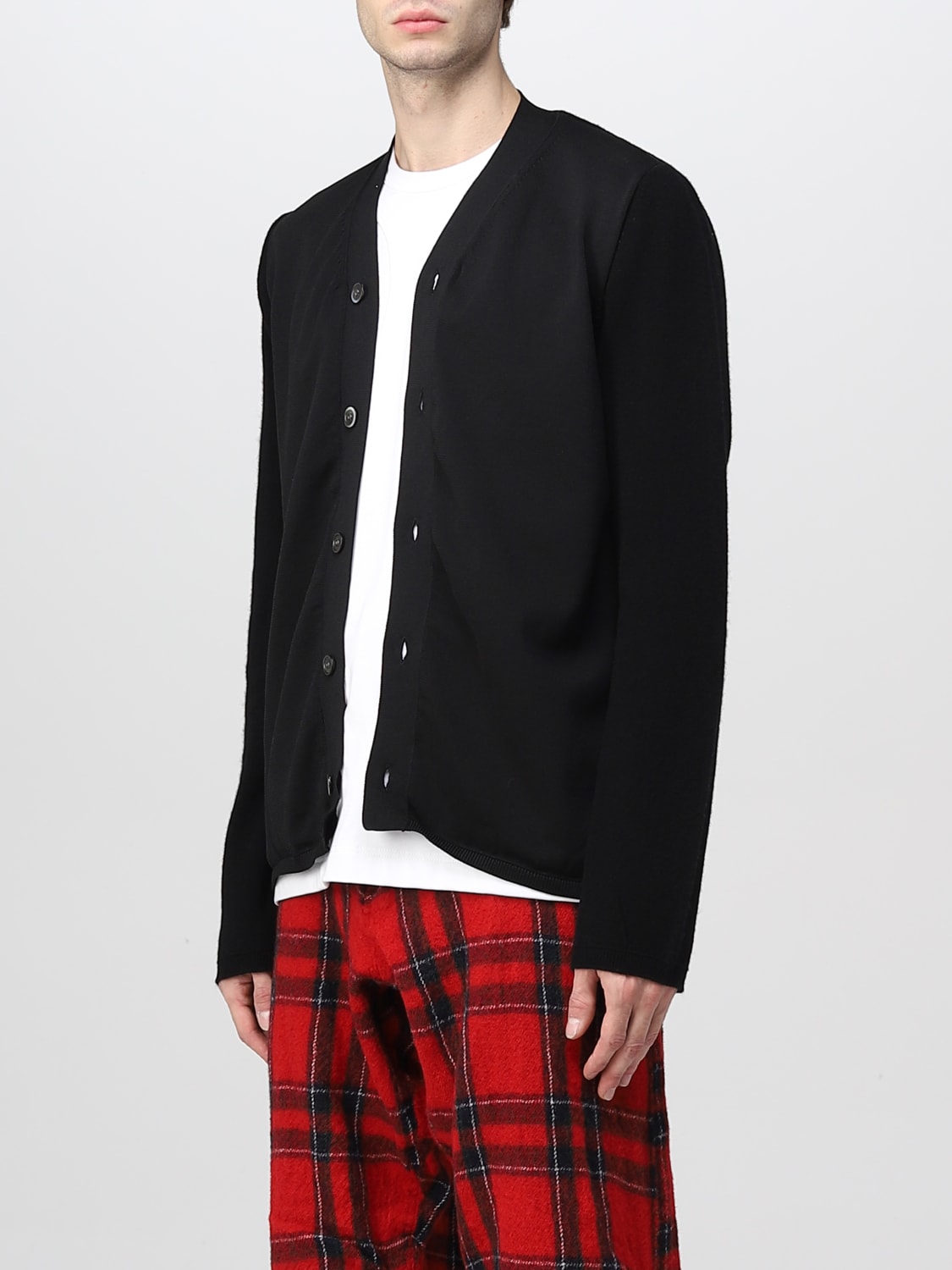 Comme Des Gar ons Shirt Outlet cardigan for man Black Comme