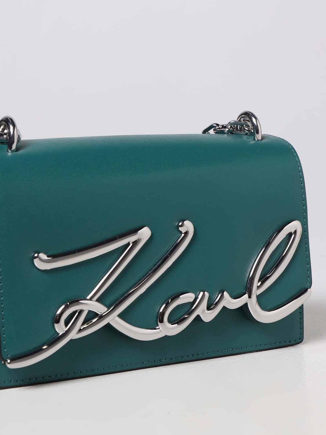 Karl Lagerfeld Outlet: Damen Mini- Tasche - Grün  Karl Lagerfeld Mini-  Tasche 225W3041 online auf