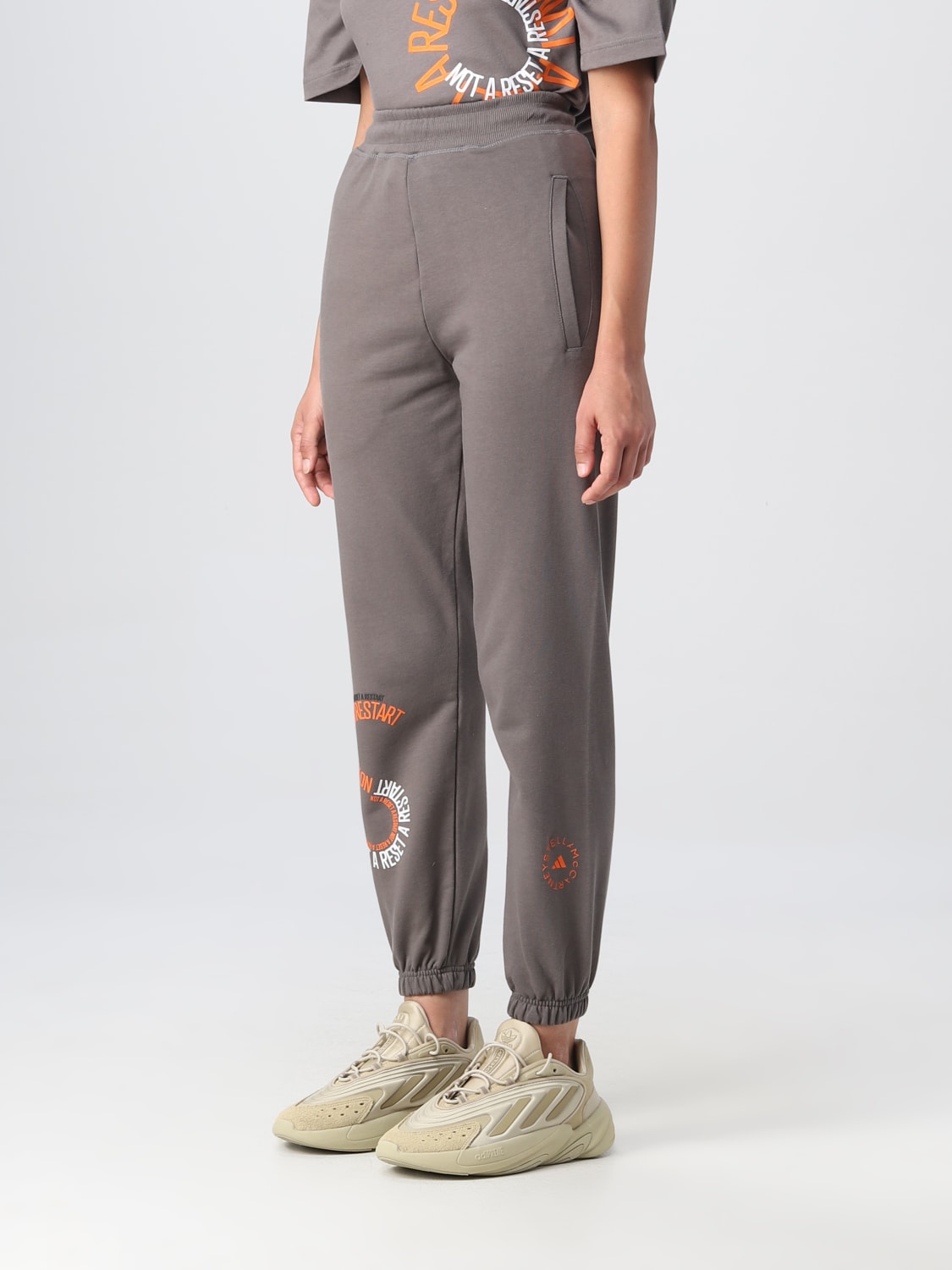 Adidas By Stella Mccartney Outlet: pants for woman - Grey | Adidas