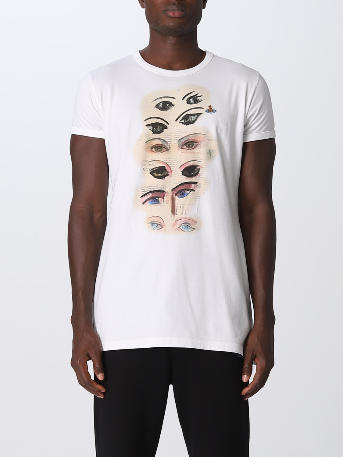 Vivienne Westwood Outlet: t-shirt for man - White | Vivienne