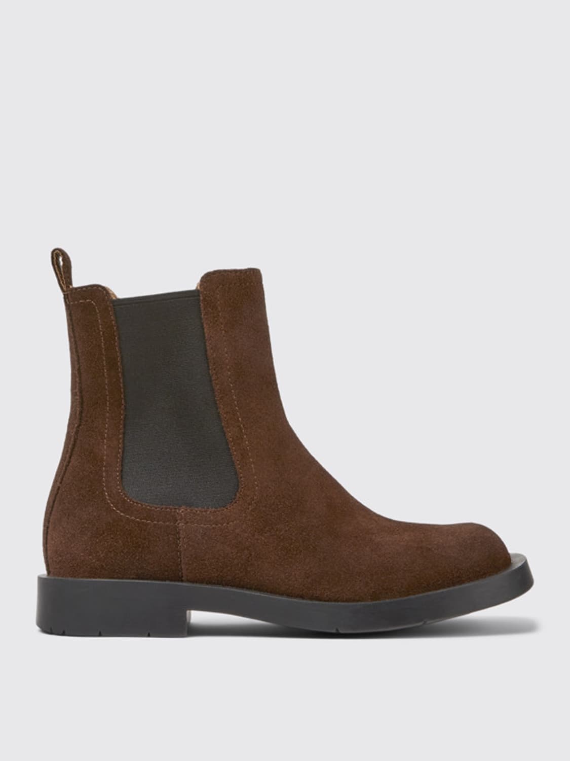 Camper Outlet: flat ankle boots for woman - Brown | Camper flat