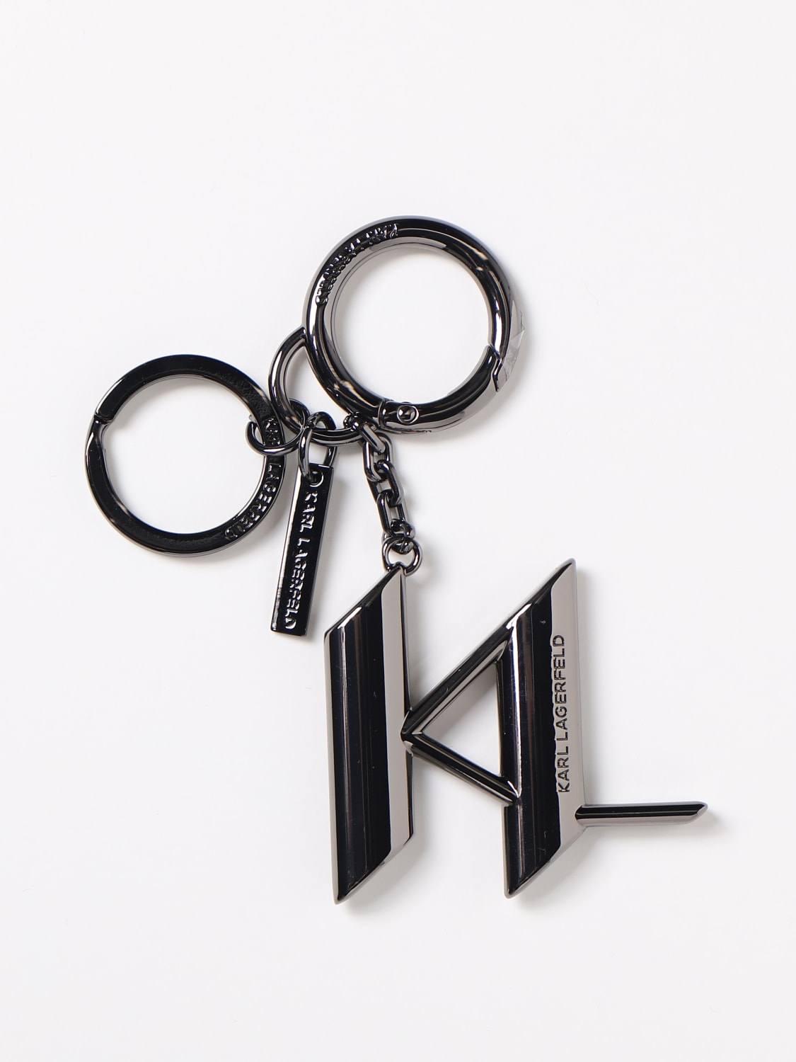 Balenciaga Mini Shopping Keychain - Silver - Silver