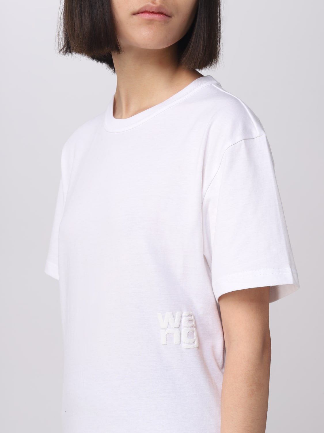 Alexander Wang Outlet: T-shirt woman - White | Alexander Wang t-shirt  4CC3221357 online at | T-Shirts