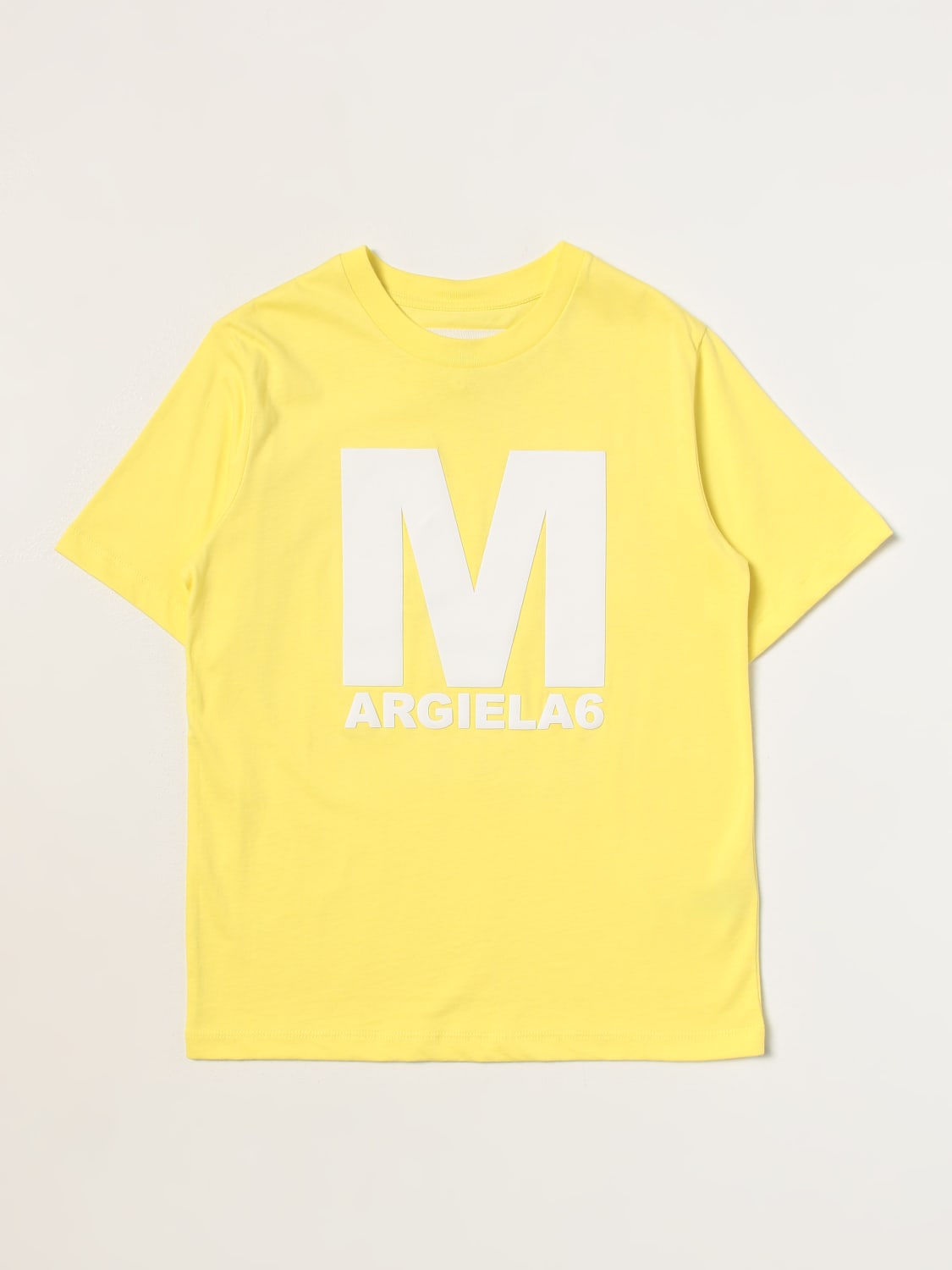 Mm6 Maison Margiela Outlet: t-shirt for boys - Yellow | Mm6 Maison