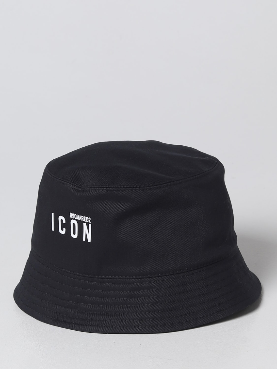 DSQUARED2: Icon cap in cotton - Black | Dsquared2 hat