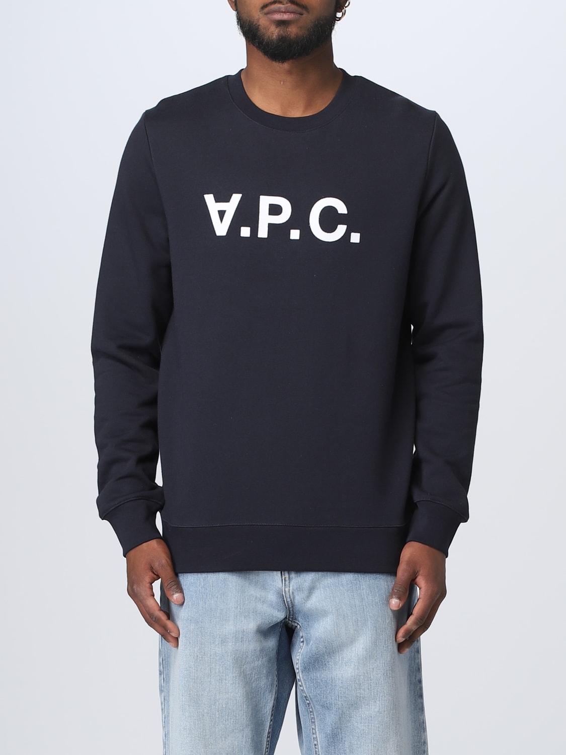 未使用 A.P.C. アーペーセー スウェット ネイビー - トップス