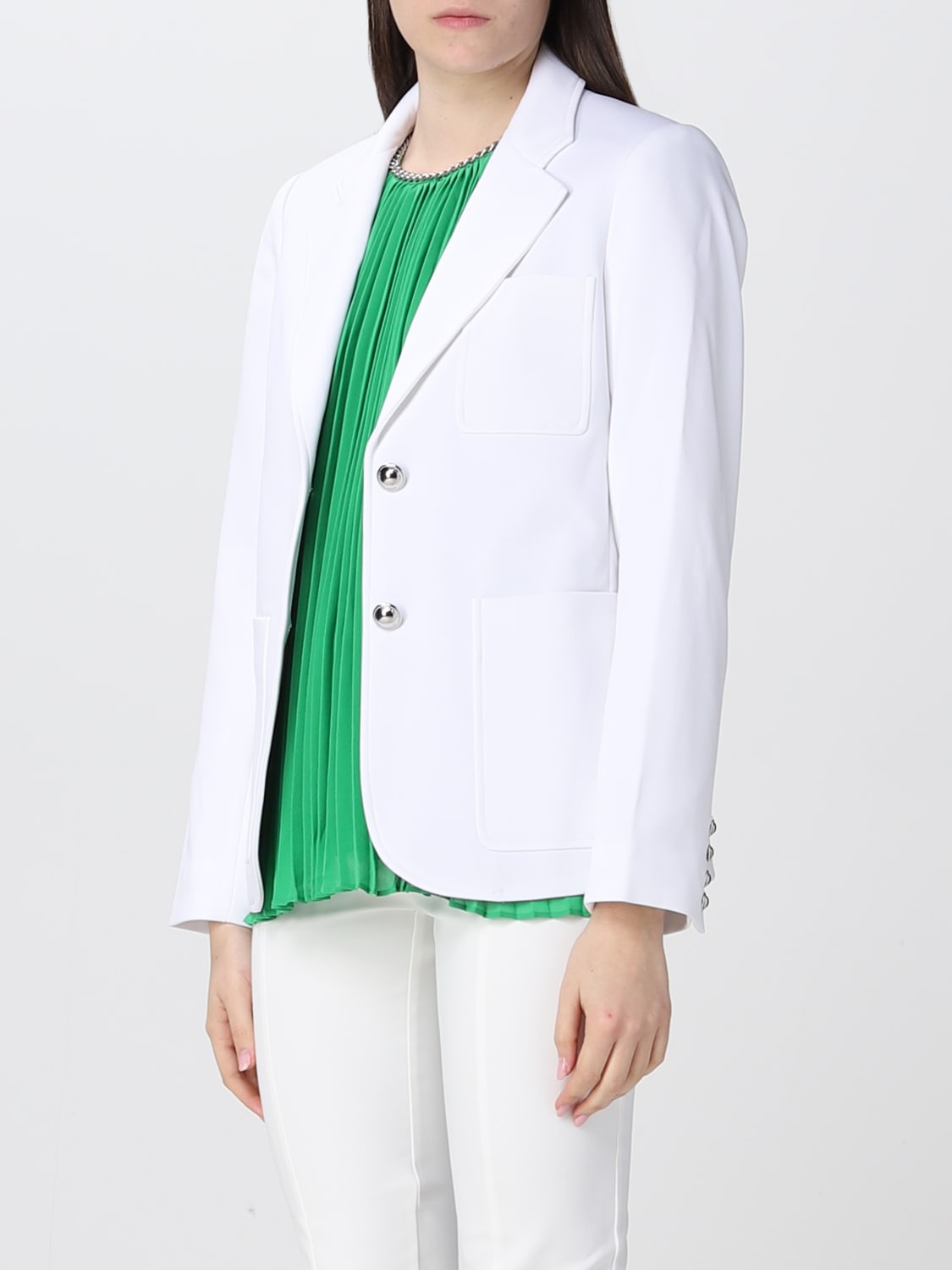 Michael kors women's white on sale coat